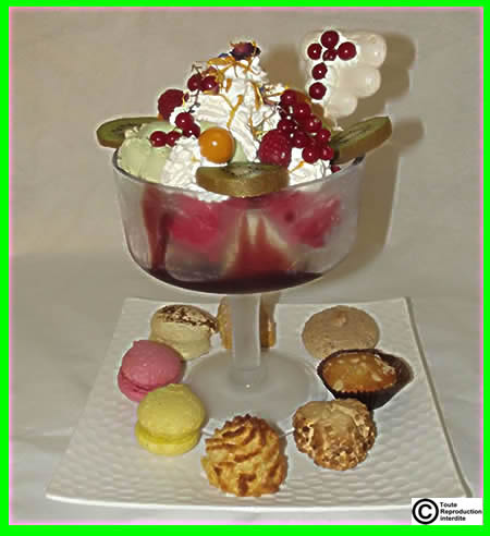 coupe de glace pour deux